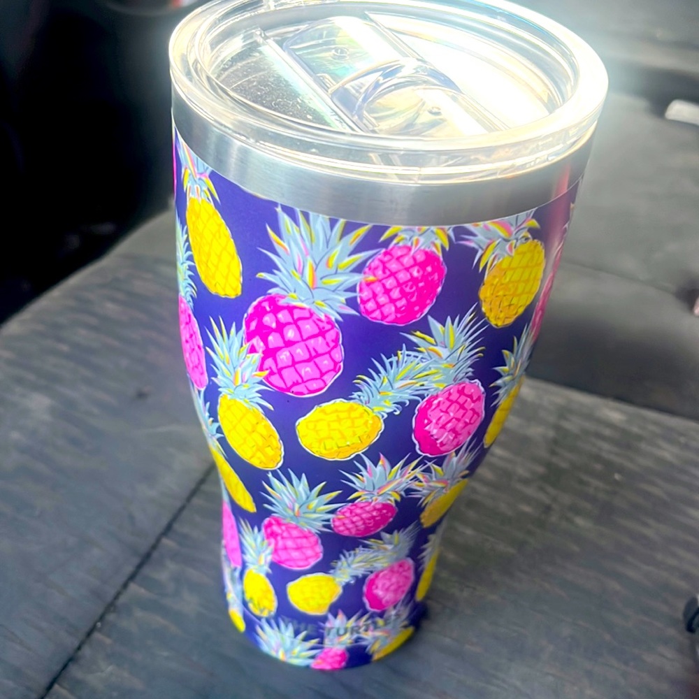 Simply Southern pineapple pattern stainless tumbler 30oz